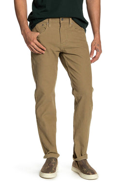Levi's 502 Taper Corduroy Pants in Lead Grey Warp Brown thumbnail 3