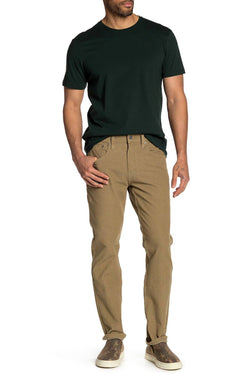 Levi's 502 Taper Corduroy Pants in Lead Grey Warp Brown thumbnail 4