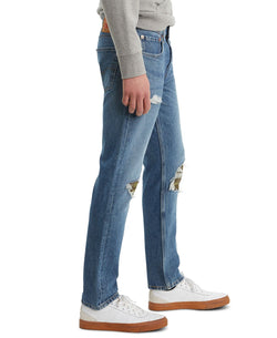 Levi's 502 Tapered Fit Ripped With Camo Print Repair Jeans E Collins thumbnail 3