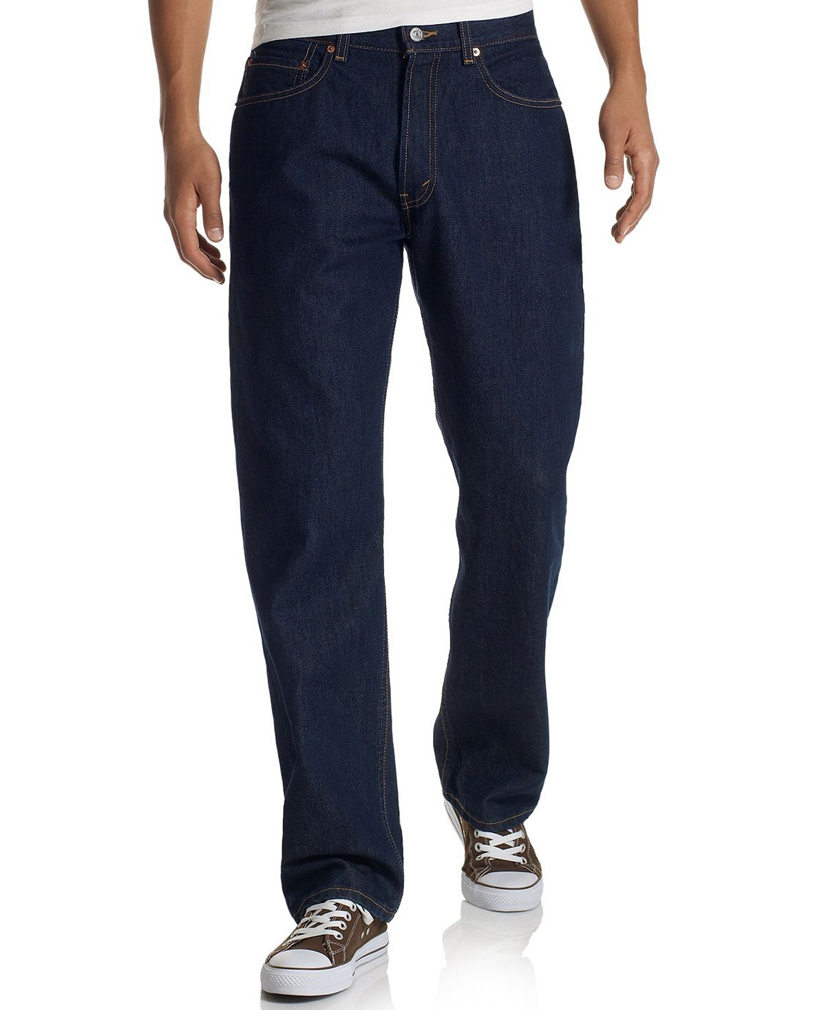 Levi's 505 Regular-fit Non-stretch Jeans Rinse Wash