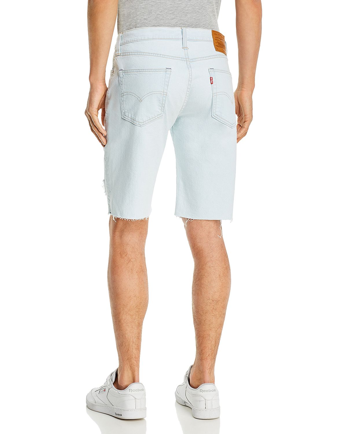 Levi's 511 Cut-off Denim Slim Fit Shorts In Pita Dx Blue