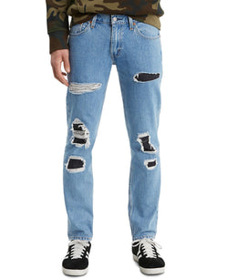 Levi's 511 Slim Fit Rip And Repair Jeans Lemongrass Repair thumbnail 1