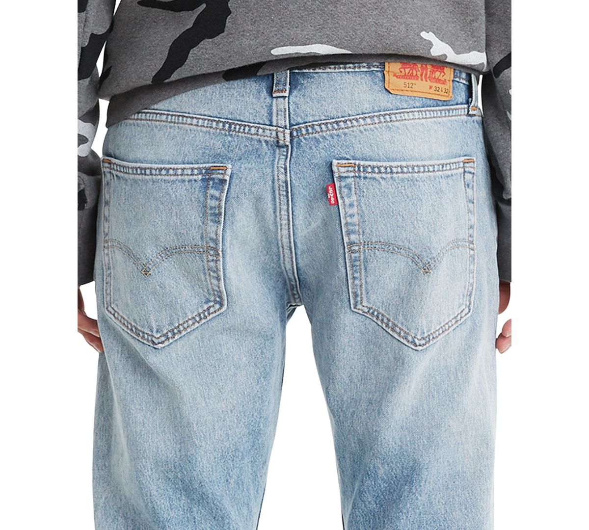Levi's 512 Slim Taper Fit Ripped Jeans Girling DX - Waterless