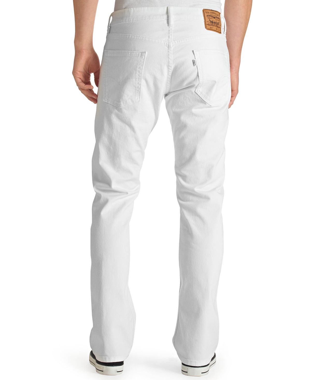 Levi's 514 Straight Fit Jeans White Stretch