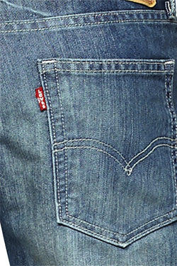 Levi's 514™ Stonewashed-Blue Slim-Fit Straight Leg Jean thumbnail 4