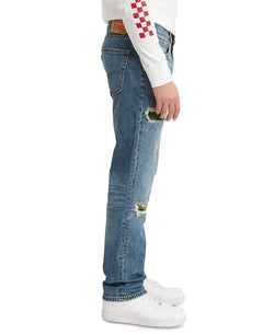 Levi's 541™ Athletic Fit Ripped Jeans Blue Comet Repair thumbnail 3