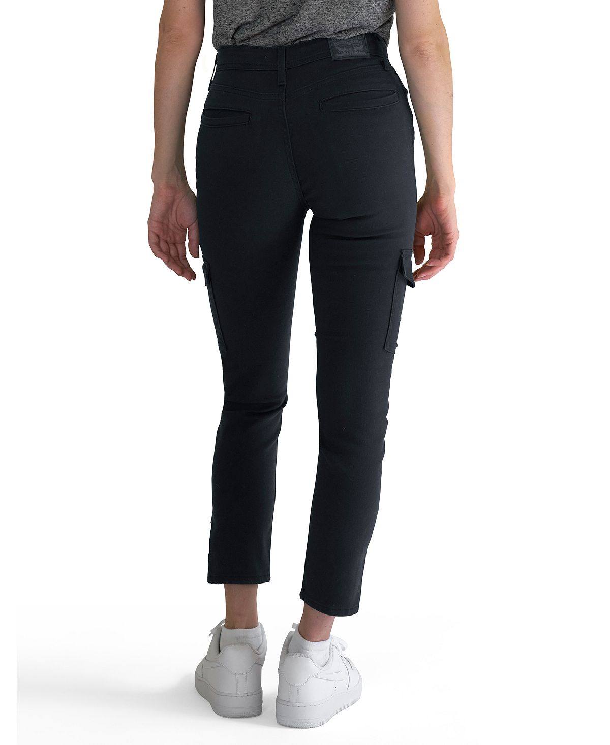 Levi's 721 Slim-fit Cargo Ankle Jeans Defined Twill Caviar