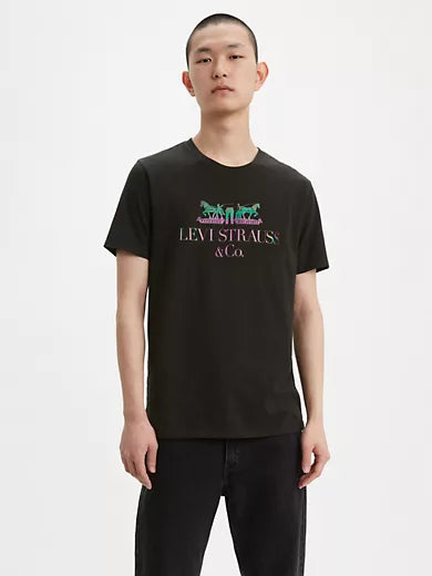 Levi's 90's Logo Graphic Tee Shirt Black 90's Logo
