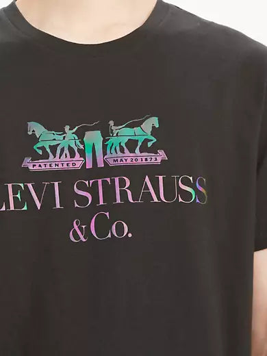 Levi's 90's Logo Graphic Tee Shirt Black 90's Logo