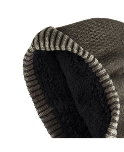 Levi's Acid Washed Beanie With Sherpa Fleece Lining Olive thumbnail 3