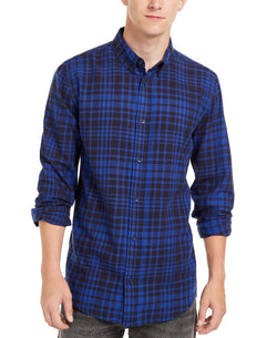 Levi's Alban Plaid Flannel Shirt Night Sky thumbnail 1