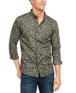Levi's Animal Print Button-down Shirt Olive Night thumbnail 1