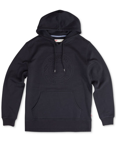 Levi's Arena Embossed-logo Pullover Hoodie Caviar