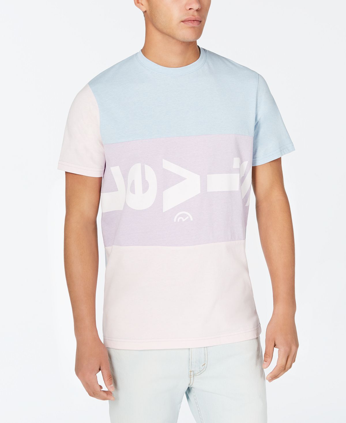 Levi's Artesia Colorblocked Logo Graphic T-shirt Pink