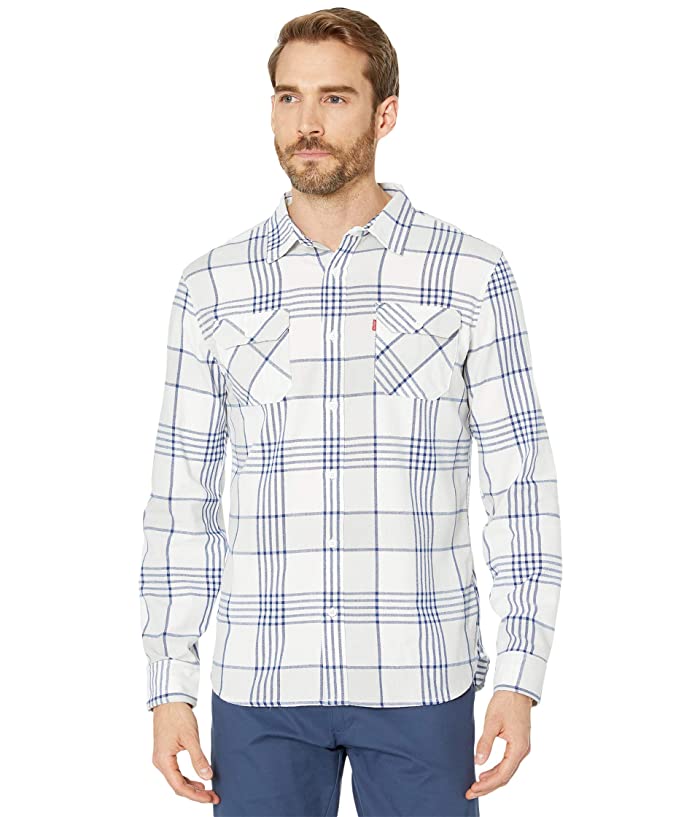 Levi's Becks Herringbone Flannel Shirt Marshmallow