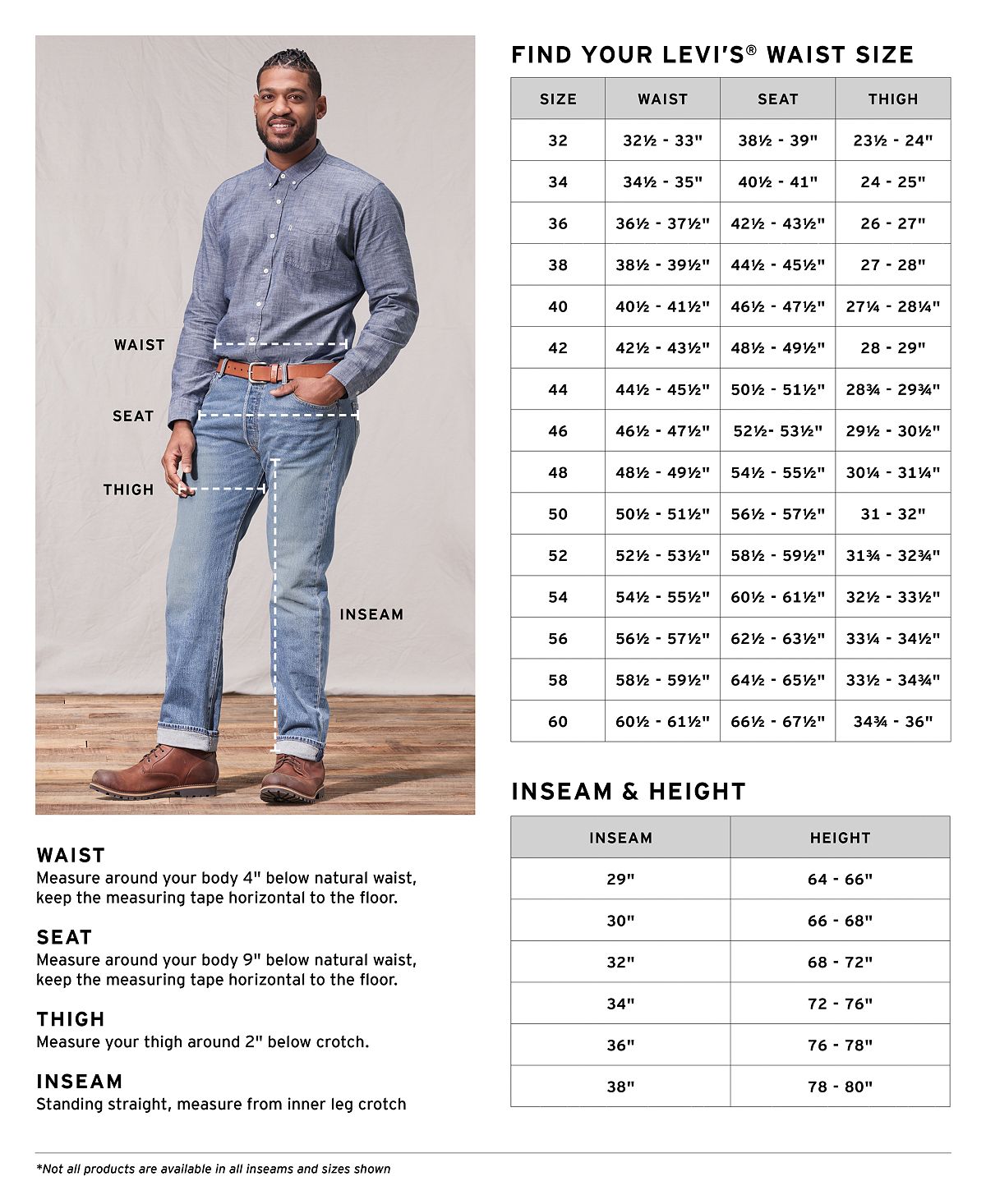 Levi's Big & Tall 505™ Original-fit Jeans Medium Stonewash