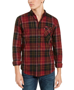 Levi's Booth Regular-fit Plaid Flannel Shirt Crimson thumbnail 1