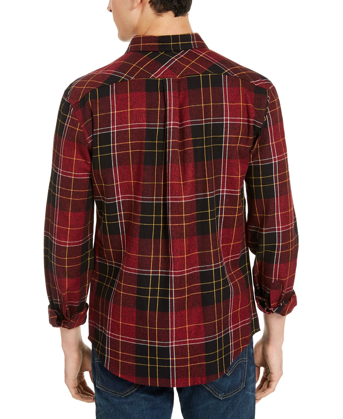 Levi's Booth Regular-fit Plaid Flannel Shirt Crimson