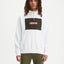 Levi's Box Tab Leopard Fill Pullover Hoodie White