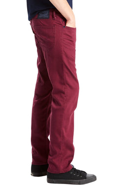 Levi's Brushed-Burgundy 511™ Slim-Fit Jeans thumbnail 4