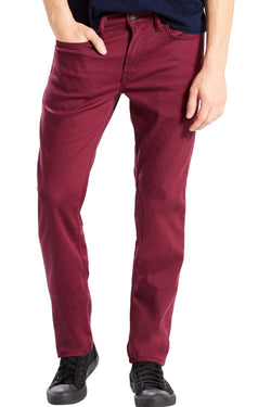 Levi's Brushed-Burgundy 511™ Slim-Fit Jeans thumbnail 1