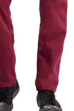 Levi's Brushed-Burgundy 511™ Slim-Fit Jeans thumbnail 3