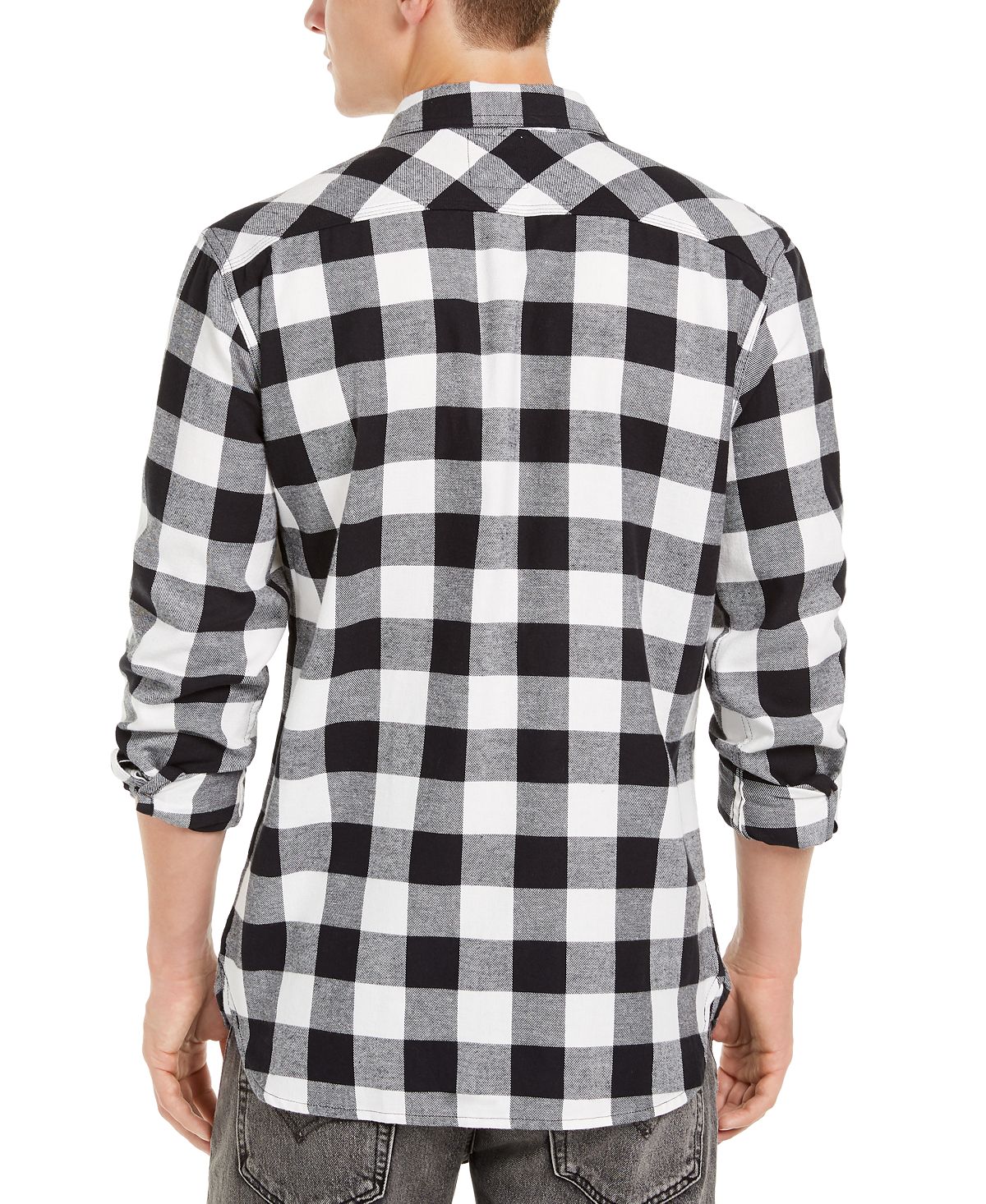 Levi's Buffalo Check Flannel Shirt Marshmallow