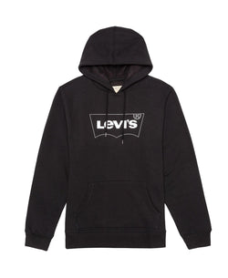 Levi's Burndlen Fleece Logo Hoodie Caviar thumbnail 1