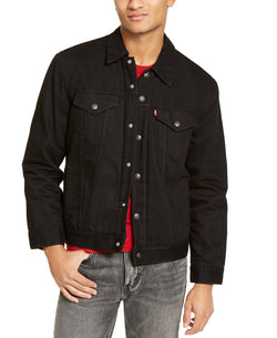 Levi's Camo Sherpa Lined Trucker Jacket Covert Ops thumbnail 1