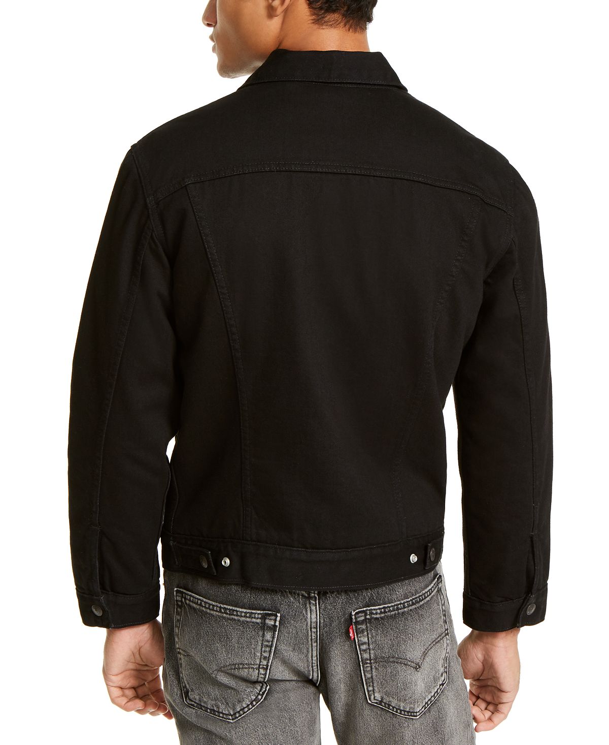 Levi's Camo Sherpa Lined Trucker Jacket Covert Ops