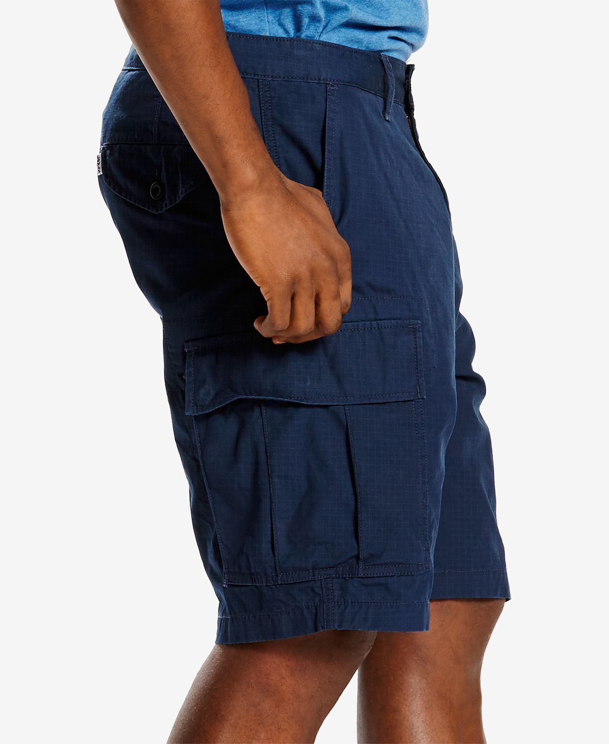 Levi's Carrier Loose-fit Cargo Shorts Dress Blues Ripstop