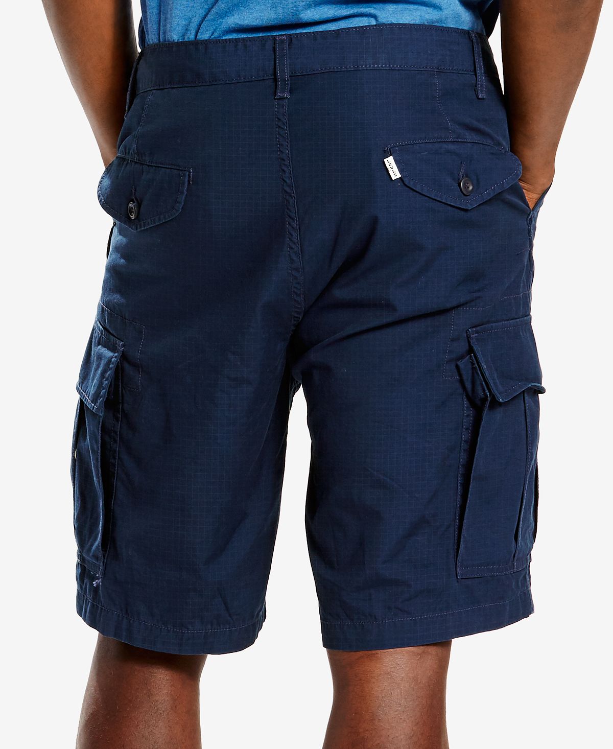 Levi's Carrier Loose-fit Cargo Shorts Dress Blues Ripstop