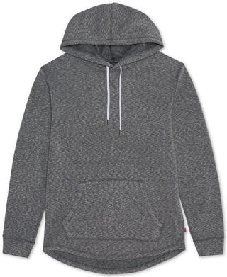 Levi's Cash Textured Fleece Hoodie Grey