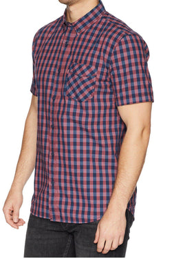 Levi's Cranberry Poplin Check Shirt thumbnail 3