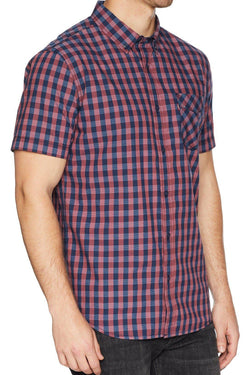 Levi's Cranberry Poplin Check Shirt thumbnail 4