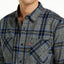 Levi's Crance Plaid Flannel Shirt Caviar