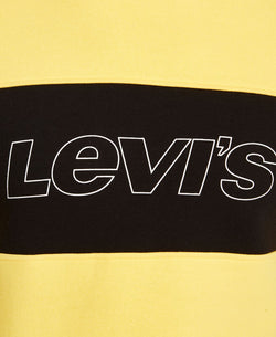 Levi's Crewneck Colorblock Pullover Fleece Lemon thumbnail 3