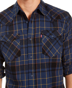 Levi's Curran Regular-fit Plaid Shirt Dress Blues thumbnail 3