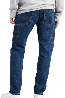 Levi's Dark Stonewash 502™ Tapered Carpenter Jeans thumbnail 3
