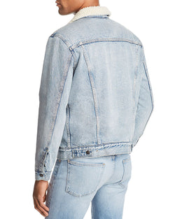 Levi's Faux Shearling Lined Denim Trucker Jacket Stronebridge thumbnail 2
