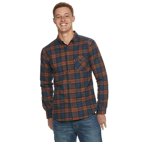 Levi's Flannel Shirt, Size: Small, Light Red Brown