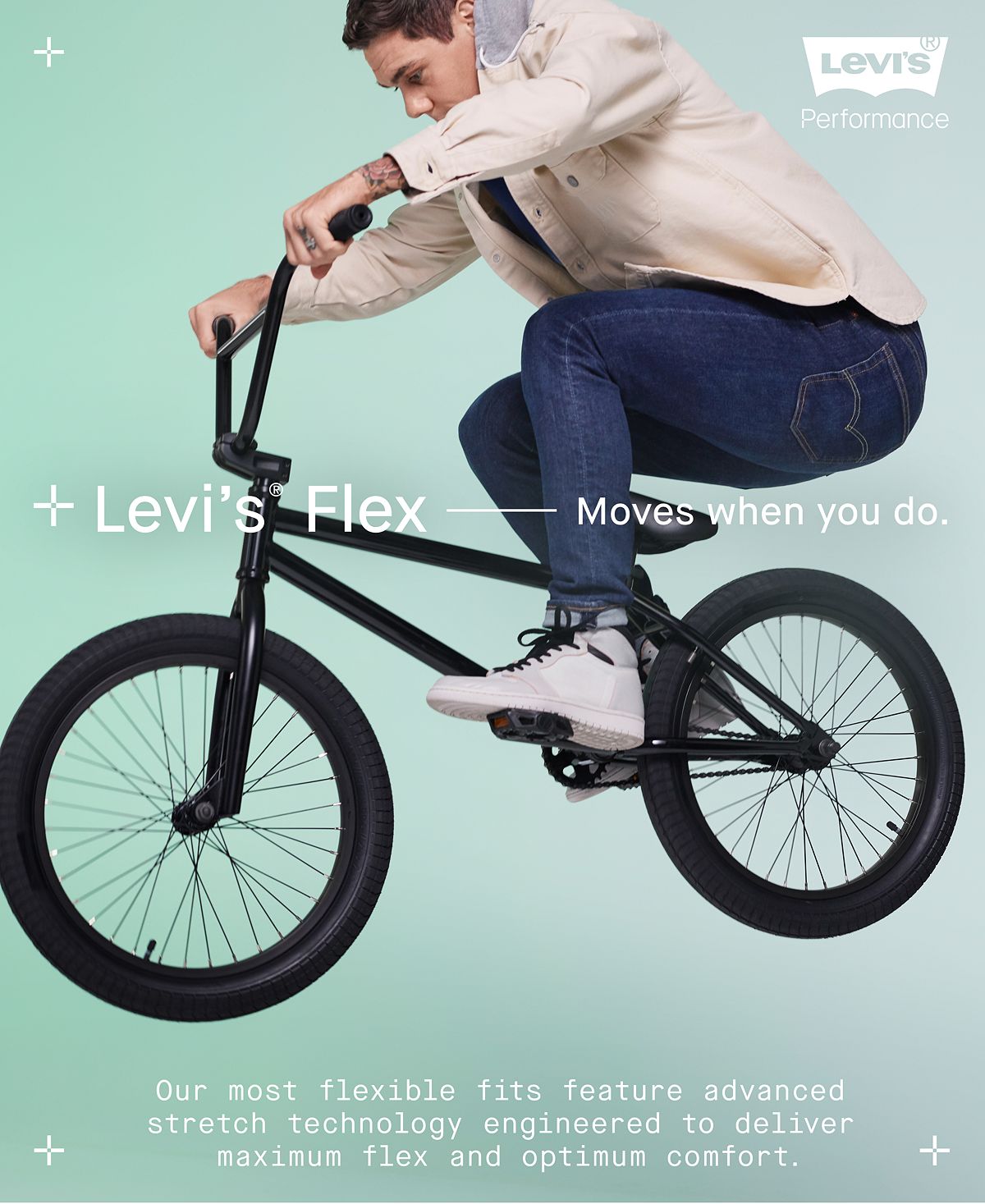 Levi's Levi’sflex Men’s 511™ Slim Fit Jeans Coava Black - Waterless