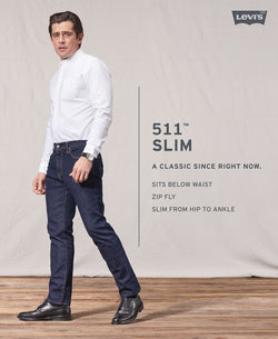 Levi's Levi’sflex Men’s 511™ Slim Fit Jeans Sid - Waterless thumbnail 4