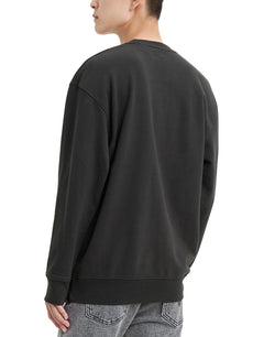Levi's Limited Collection Chenille Boxtab Sweatshirt Mineral Black Chenille Crew thumbnail 2