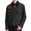 Levi's Limited Collection Faux Sherpa Lined Trucker Jacket Washed Black Sherpa Trucker