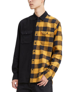 Levi's Limited Collection Split Pattern Work Shirt Gibbon Coa thumbnail 1