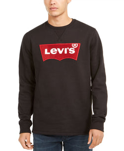 Levi's Logo Graphic Crewneck Sweatshirt Caviar thumbnail 1