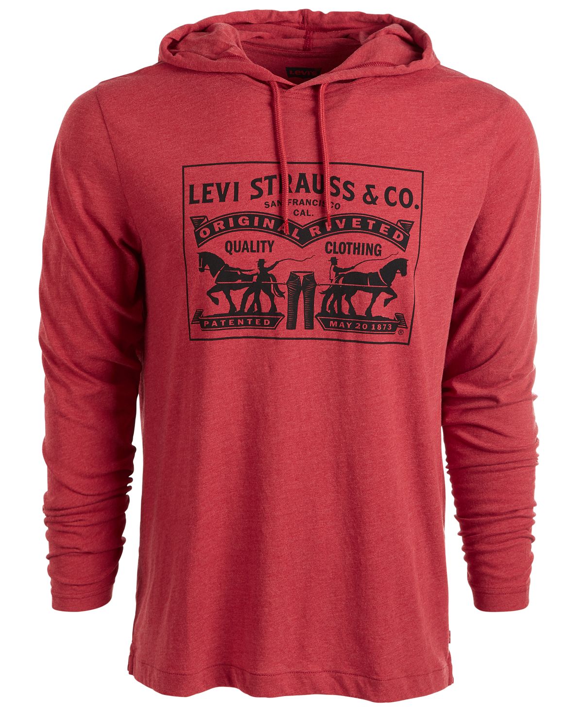 Levi's Logo Hoodie Crimson