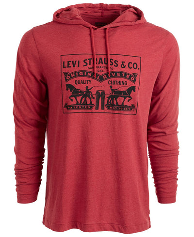 Levi's Logo Hoodie Crimson