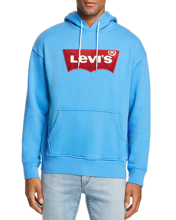 Levi's Logo-print Hooded Sweatshirt Varsity Campanula